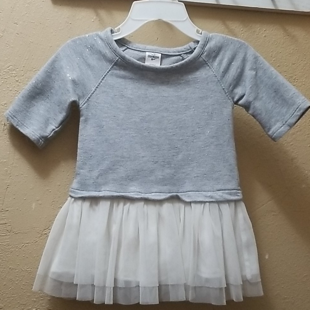OshKosh B'gosh Shirt Dress Glitter Baby Girl